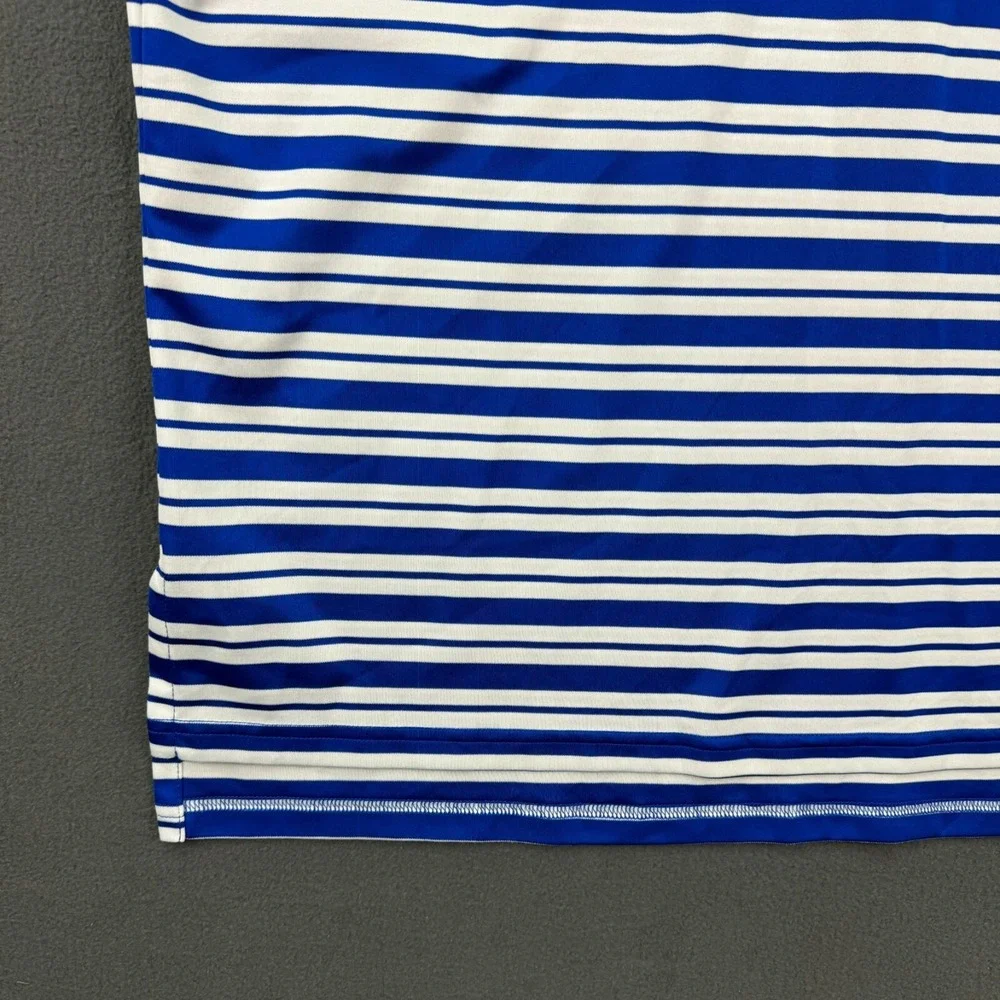 Ralph Lauren Polo Golf Shirt Mens XL Blue White 2015 U.S.‎ Open Chambers Bay